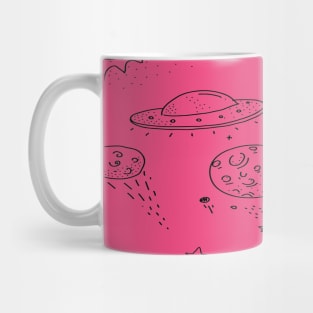 space and alien Mug